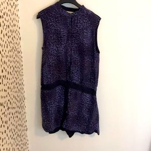 Rebecca Taylor size 8 size medium romper purple